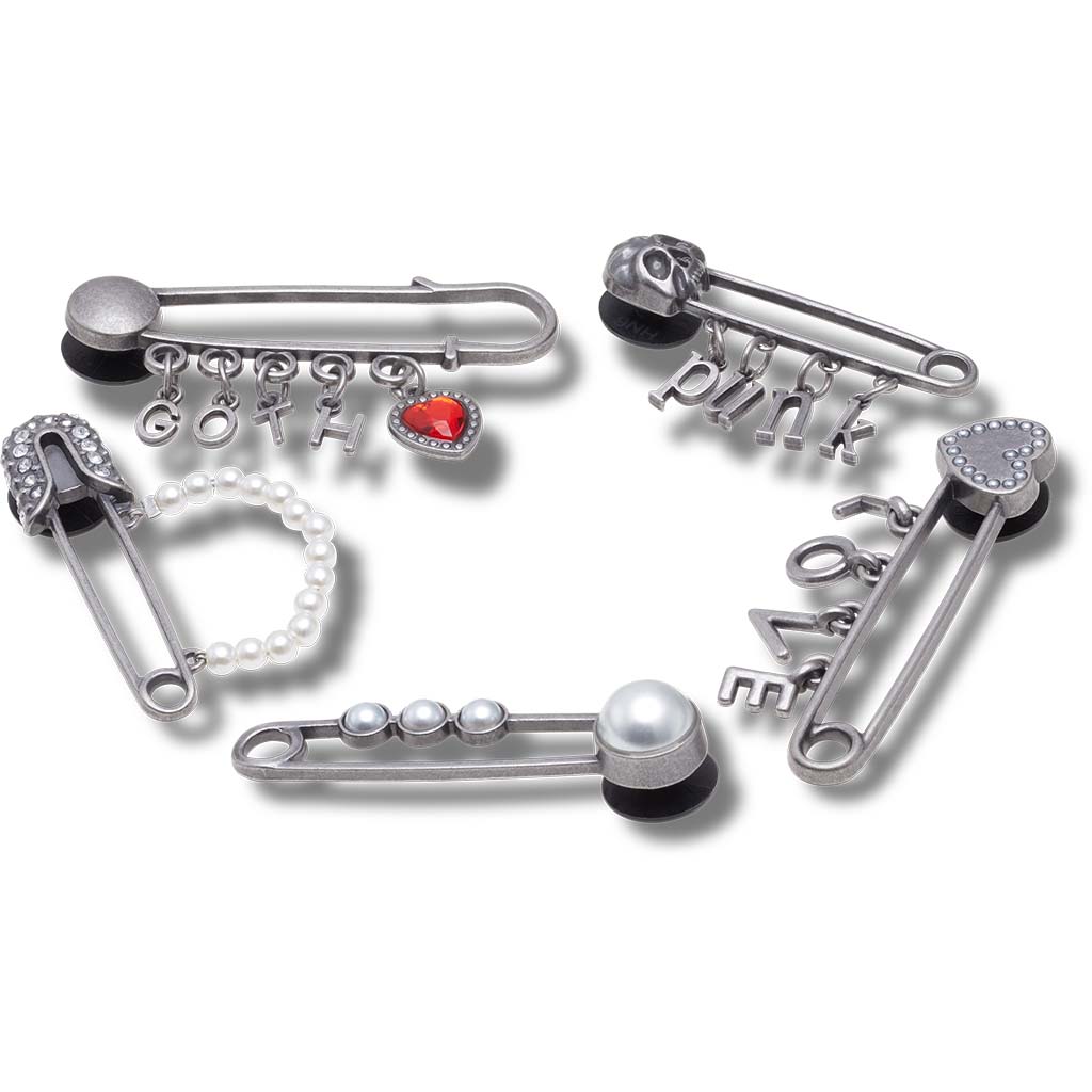 Jibbitz™ Love Punk Goth Pin 5 Pack