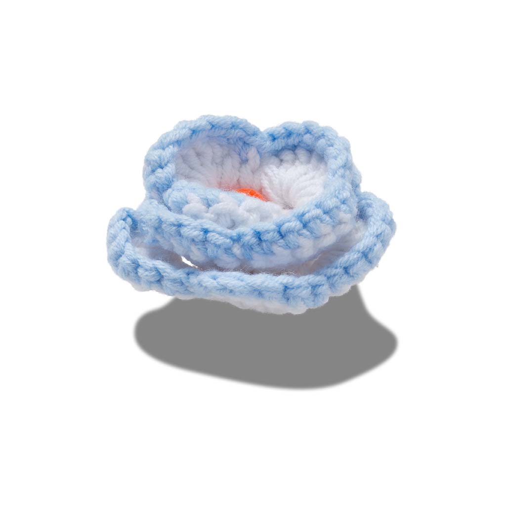 Jibbitz™ Light Blue Crochet Floral