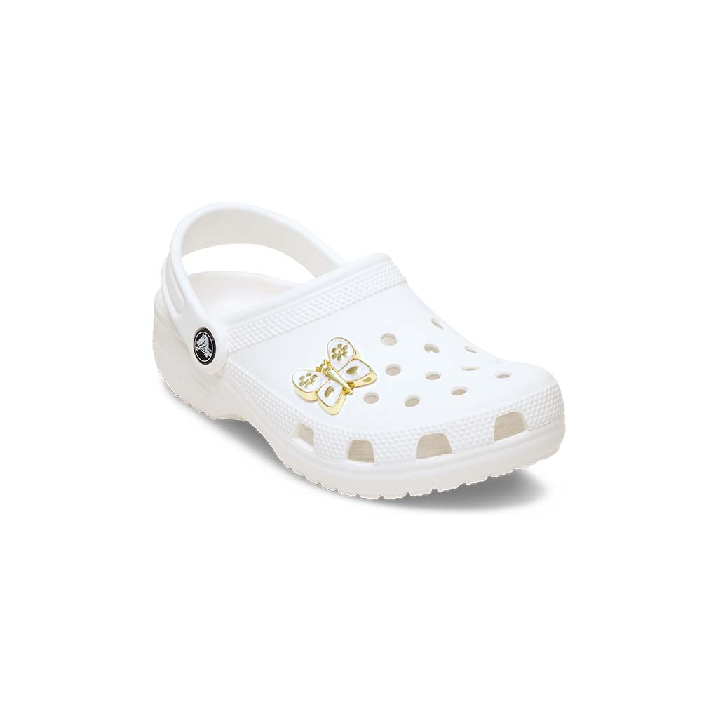 Jibbitz™ Gold Pearlized Butterfly