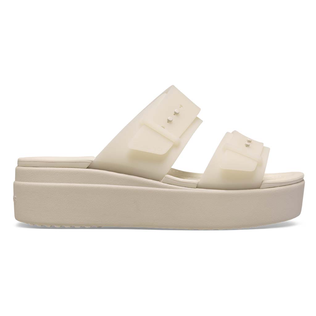 Women´s Brooklyn Buckle Frosted Low Wedge