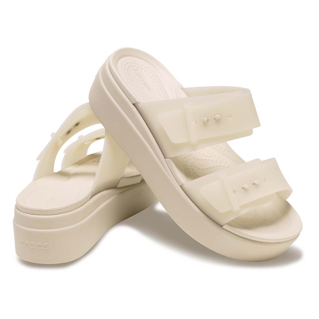 Women´s Brooklyn Buckle Frosted Low Wedge