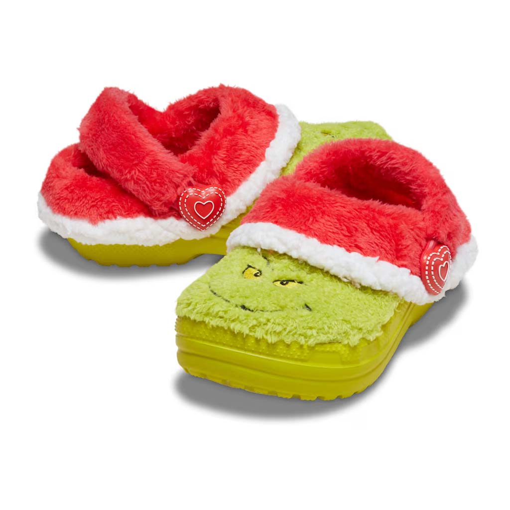 Kid's The Grinch Classic Lined Clog